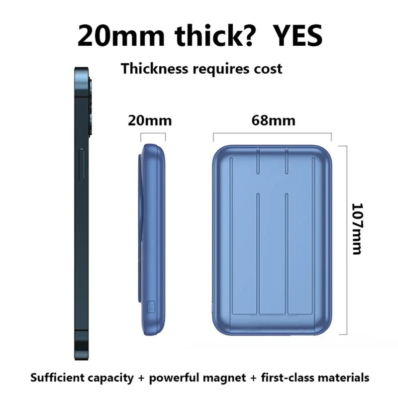 

15W Wireless Charger Magnetic Mobile Power Supply For iphone 12 12pro Max 12Mini Magsafe Fast Wireless Charg