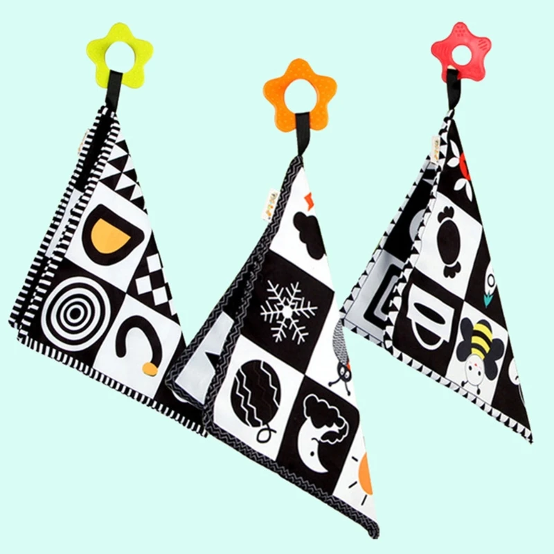 

Baby Appease Towel with Ringing Paper Teether Soother Soothing Toy Educational Learning Towel Shower Gifts