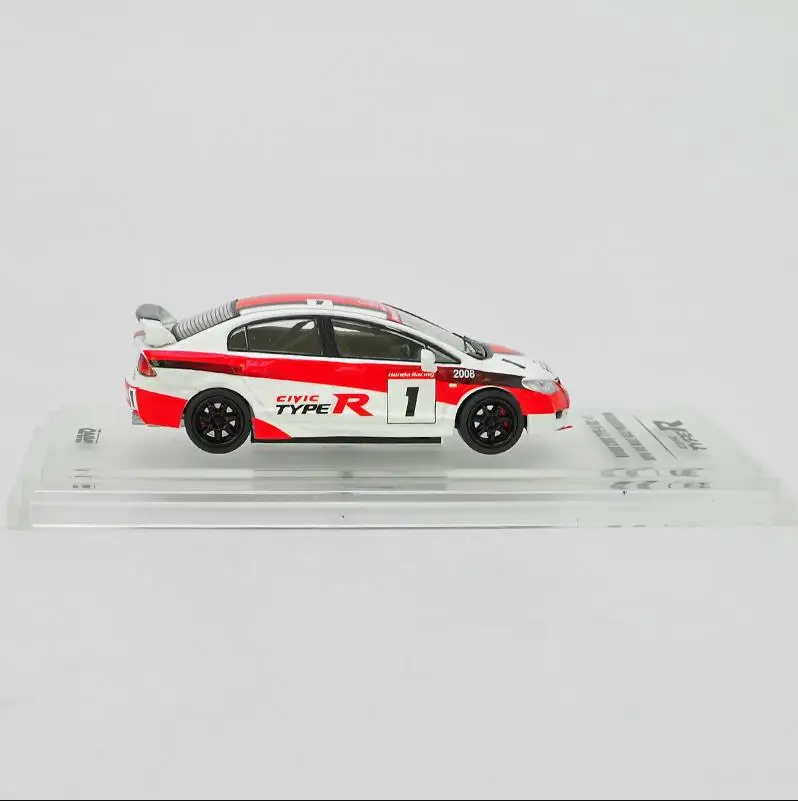 1: 64 Honda Civic FD2 модель автомобиля из сплава изысканный подарок Коллекционная литая