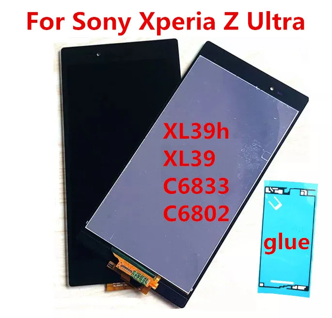 Купи 6, 44 ''Оригинальный ЖК-дисплей для Sony Xperia Z Ultra XL39h XL39 C6833 C6802 + сенсорный экран дигитайзер в сборе Бесплатная доставка за 1,500 рублей в магазине AliExpress