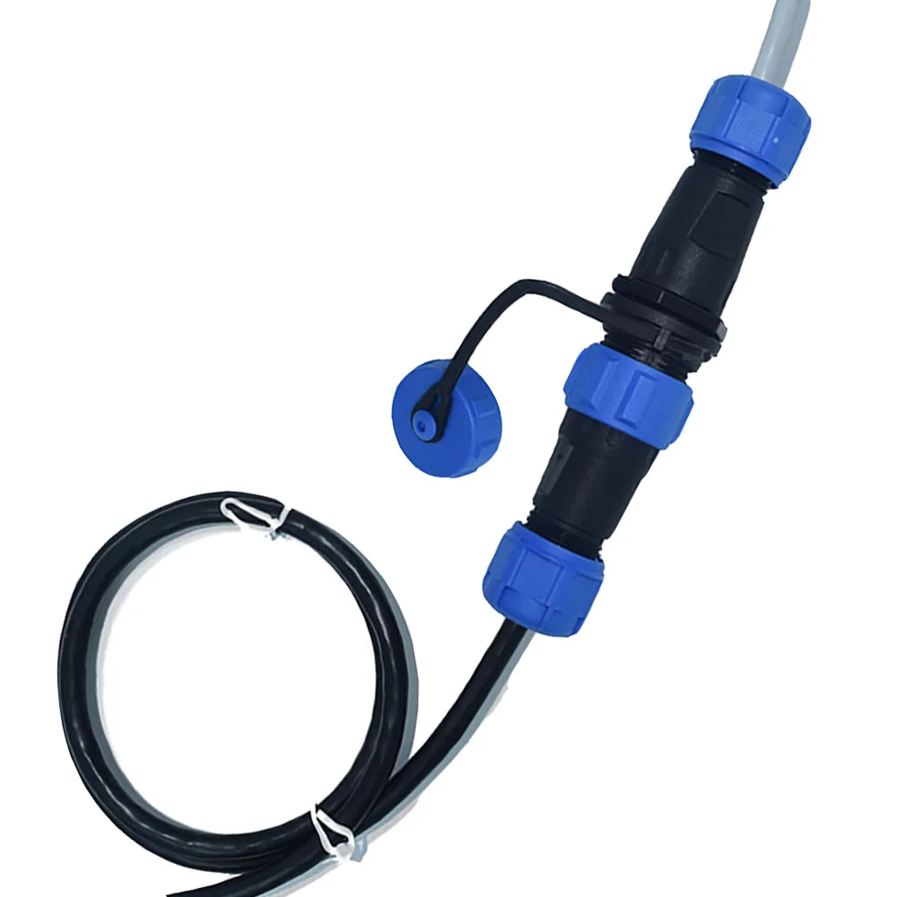 

SP13 Aviation Connector Φ13mm Plastic Male Plug + Female Connector 2Pin Extension Cable Wire Outdoor Waterproof IP68 Connectors