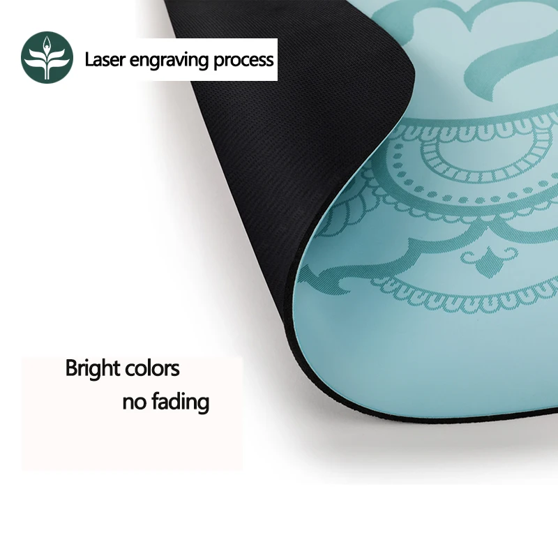 

Round Yoga Mat Natural Rubber Folding Yoga Mat Female Meditation Household Mat Environmental Protection Non-slip Thickening Carp