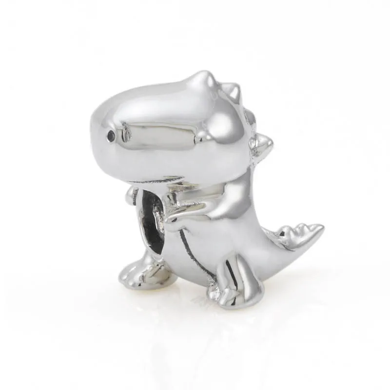

Top Quality Bracelet Bead Cute Dinosaur Charm fit Women Bangle Authentic 925 Sterling Silver Jewelry