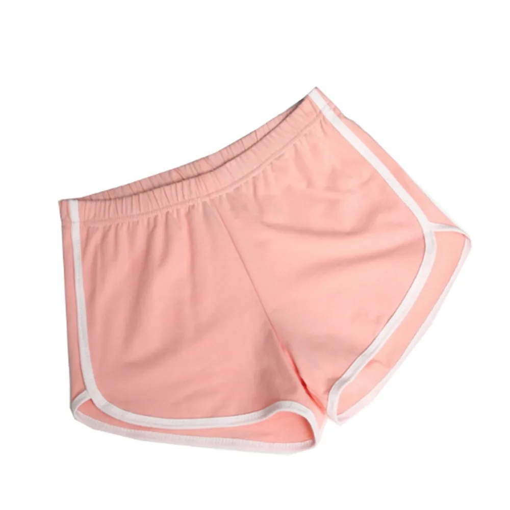 

Women Candy color stretch cotton shorts feminine sports shorts YF004