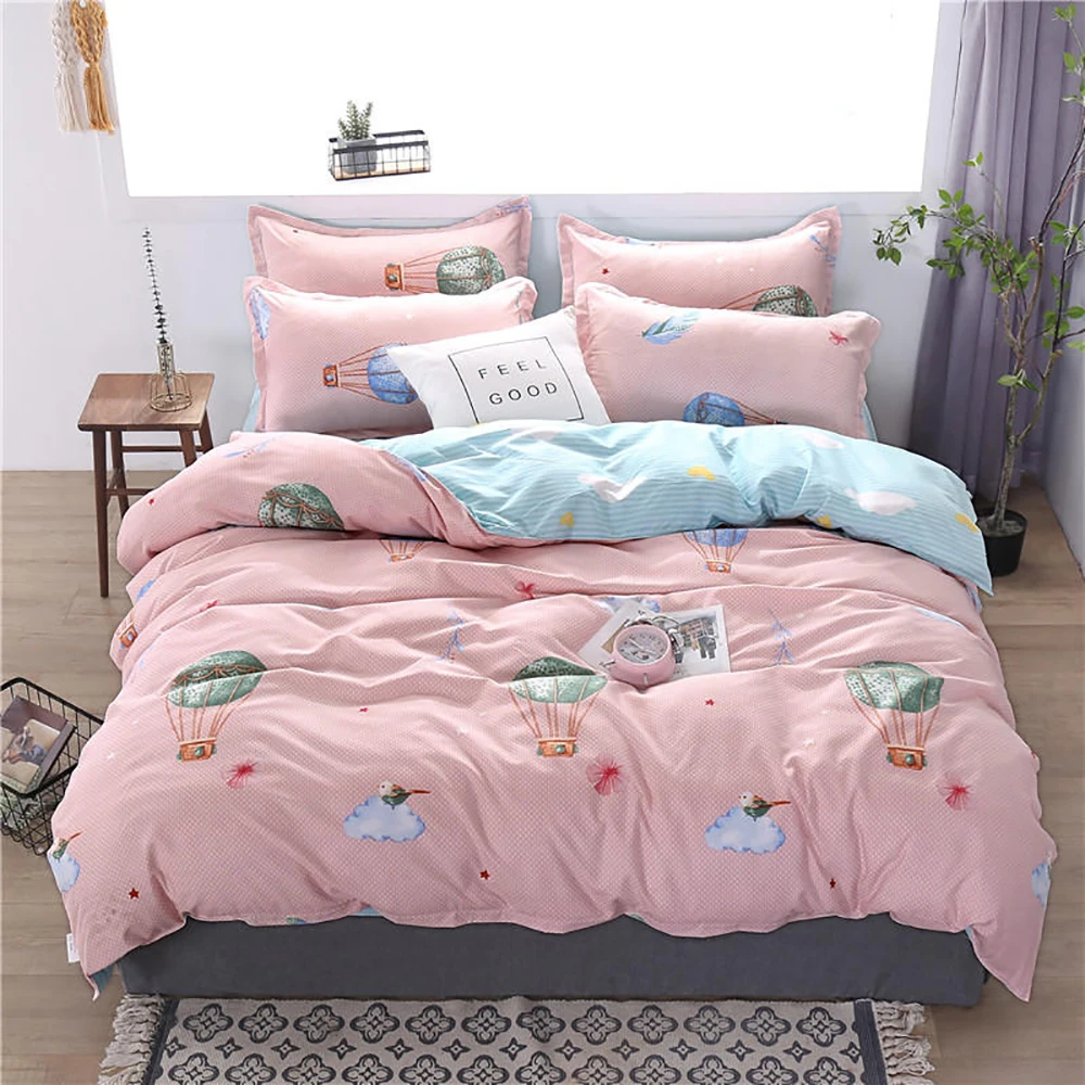 Thumbedding цветы Постельное белье для девочек страна Стиль мягкой пододеяльник queen