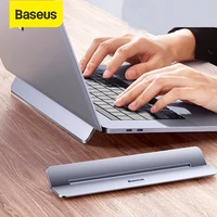 baseus laptop stand foldable notebook support for macbook pro air matebook notebook 12 17inch adjustable ergonomic laptop holder