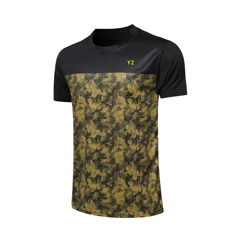 Одежда для бадминтона мужчин и женщин дышащая футболка Топы быстросохнущая