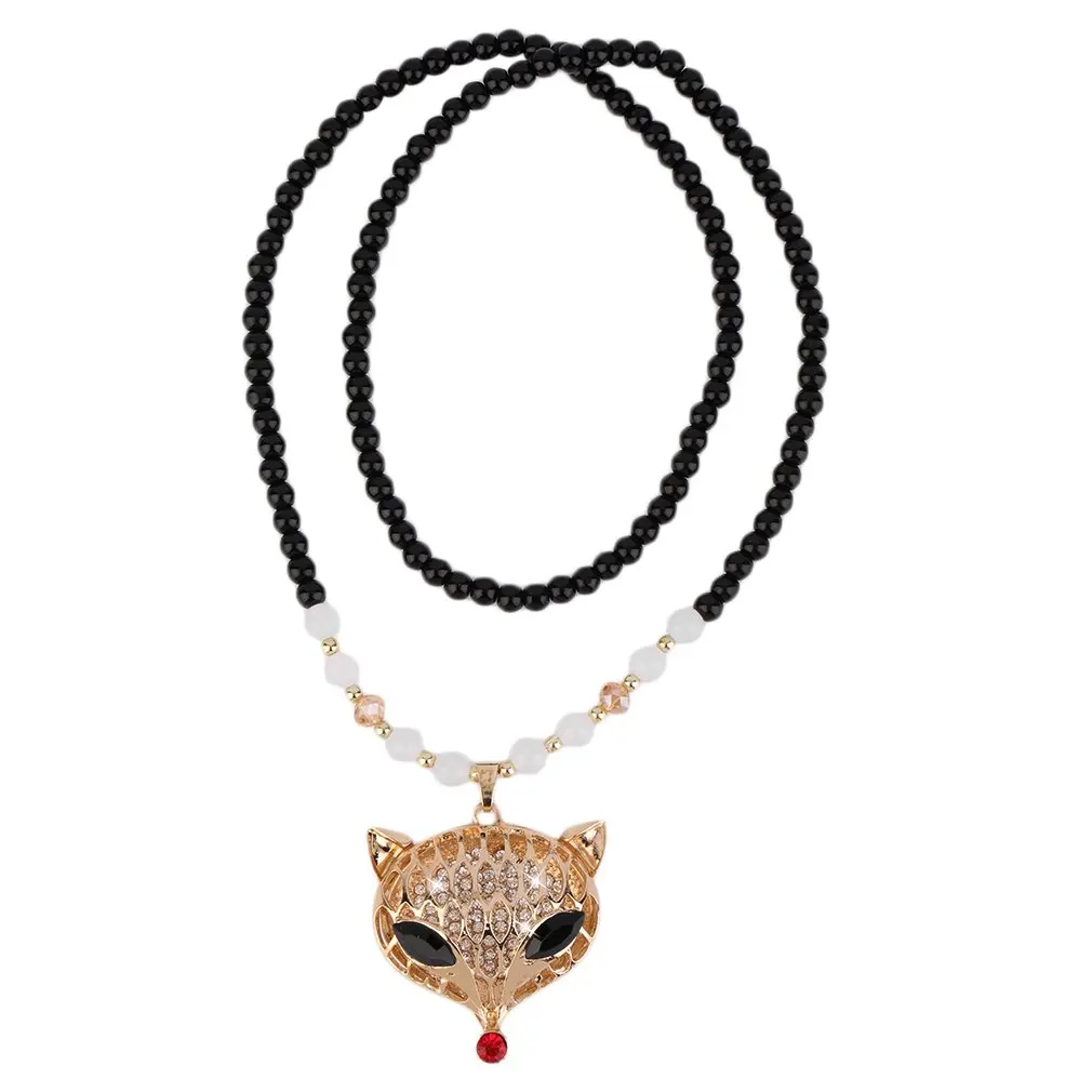 St.kunkka Ceramic Beads Statement Necklaces For Woman Round Long Sweater Chain Pendants Chokers Collar Ethnic Jewelry |