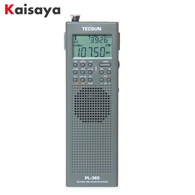 TECSUN PL-365 Мини Портативный DSP ETM ATS fm-стерео MW SW World Band стерео радио PL365 серый цвет I3-002