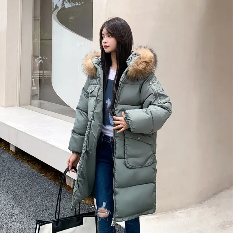 

Winter Jacket Women Long Coat Warm Velvet Thicken Faux Fur Coats Parka Female Solid Big Pocket Jacket Outwear parkas mujer