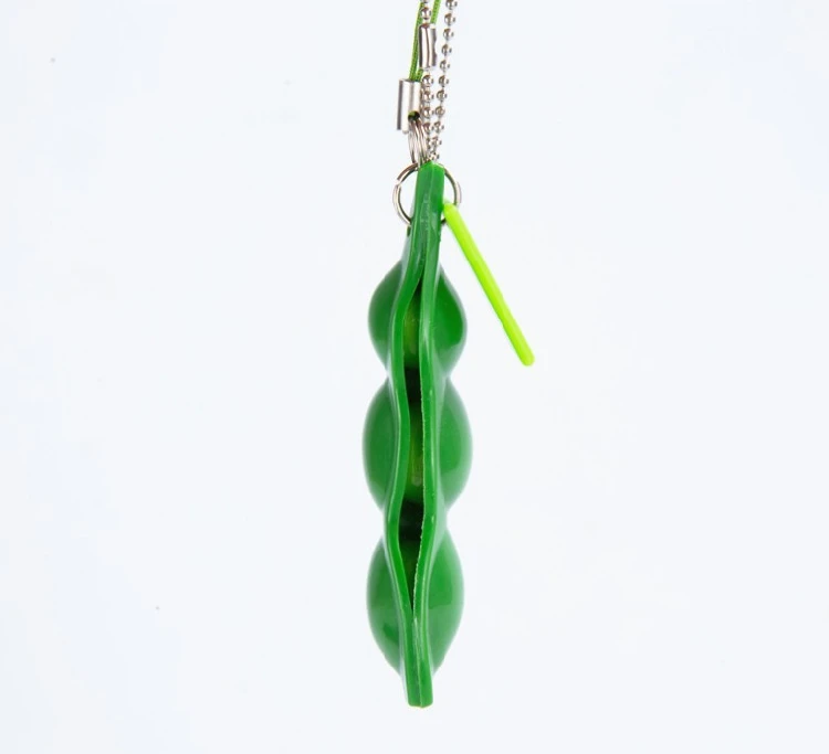 Новый креативный экструзионный горох бобов Сои Edamame стресс игрушка для снятия