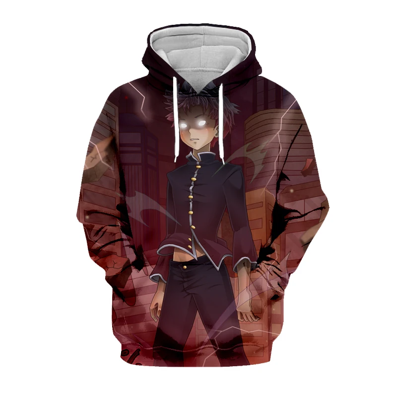 

SONSPEE Japanese Anime Men's Casual Fashion 3D Printing Anime Harajuku Sweatshirt Mob Psychology Ladies Pullover Hoodie Hip Hop