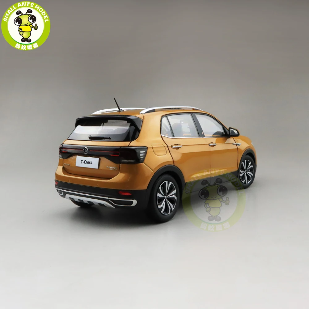 1/18 T-CROSS T крест SUV литая модель автомобиля Модель SUV Игрушки для мальчиков Подарки для девочек на день рождения