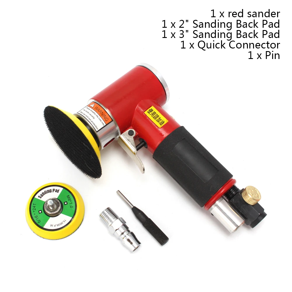 

2" 3" Mini Air Sander 90 Degree Pneumatic Polishing Grinding Machine Air Angle Grinder Polisher Air Tools power tool