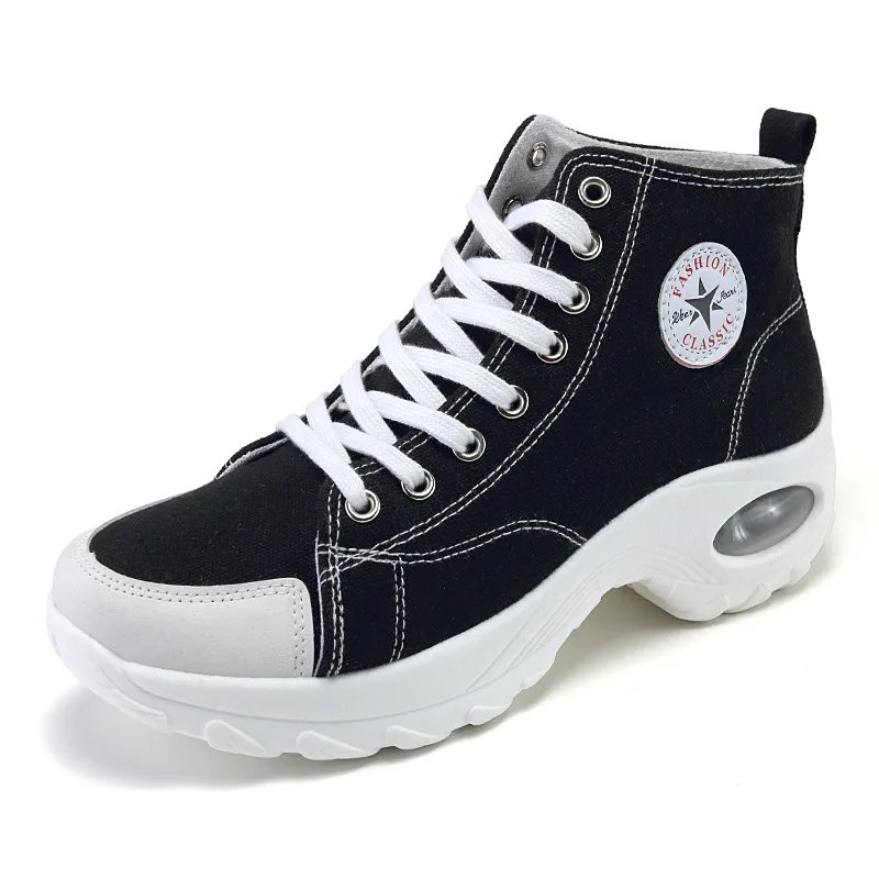 

Fashion Women Lightweight Sneakers Walking Shoes Outdoor Sports Shoes Breathable Mesh Comfort Running Shoes Air Cushion Lace Up