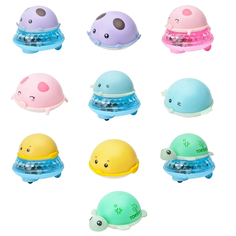 

T5EC Bath Toy Electric Toy Car with Universal Wheel Water Sprinkler for Swimming Pool Water Spray Interactive Toy for Infant