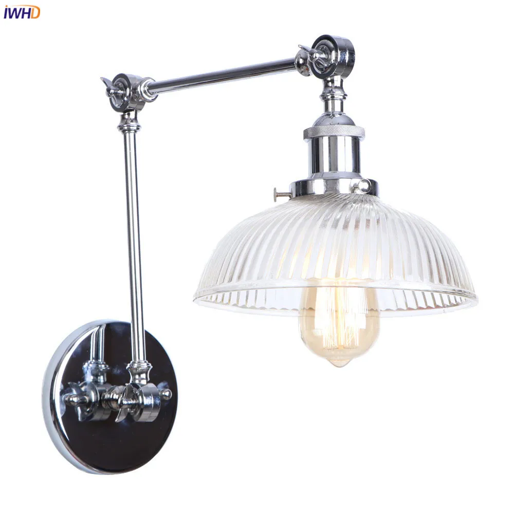 Настенный светильник IWHD в стиле индастриал для спальни ванной зеркала лофта |