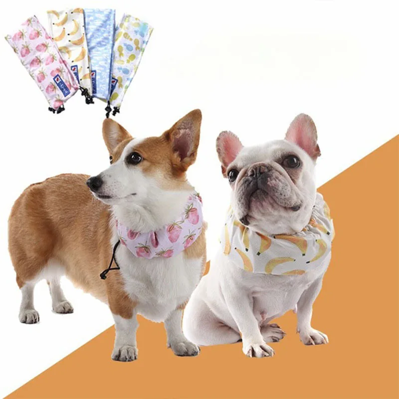 Ошейник для собак мгновенное охлаждение льдом бандана шарф домашних животных