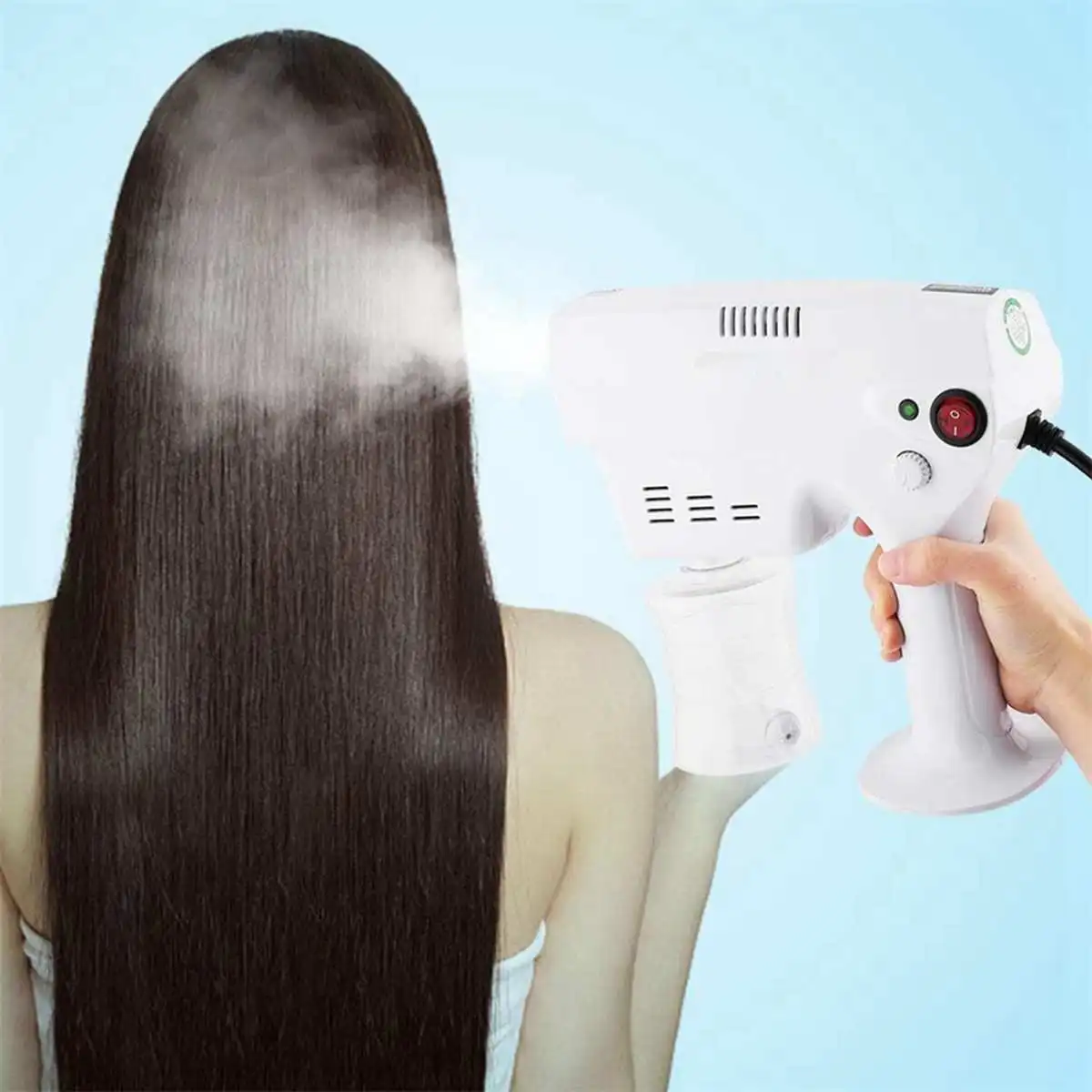 

1200W 260ML CE Household Nano Sprayer Machine Disinfection Blue Light Nano Steam Spray Gun Disinfection Hair Nano Spray Gun