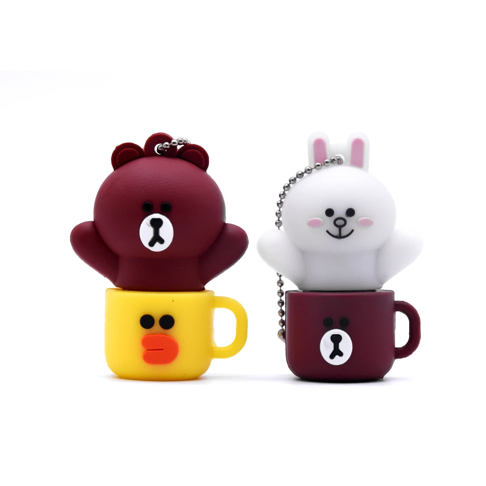 Usb флеш-накопитель с милым мультяшным рисунком карта памяти USB 2 0 128 Мб 32 ГБ 64 |