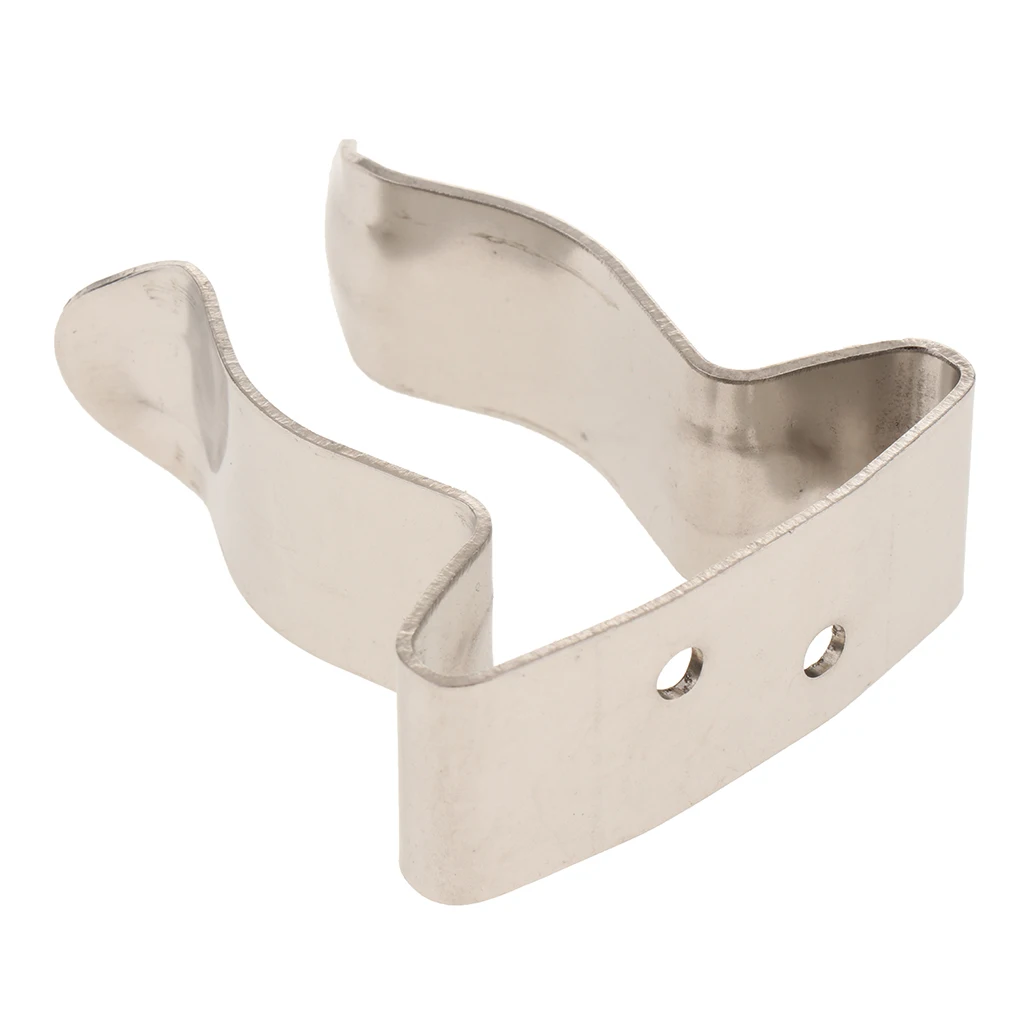 

Heavy Duty Oxidation Resistance 304 Stainless Steel Marine Boat Hook Holder Clip-1.1inch to 1.5inch