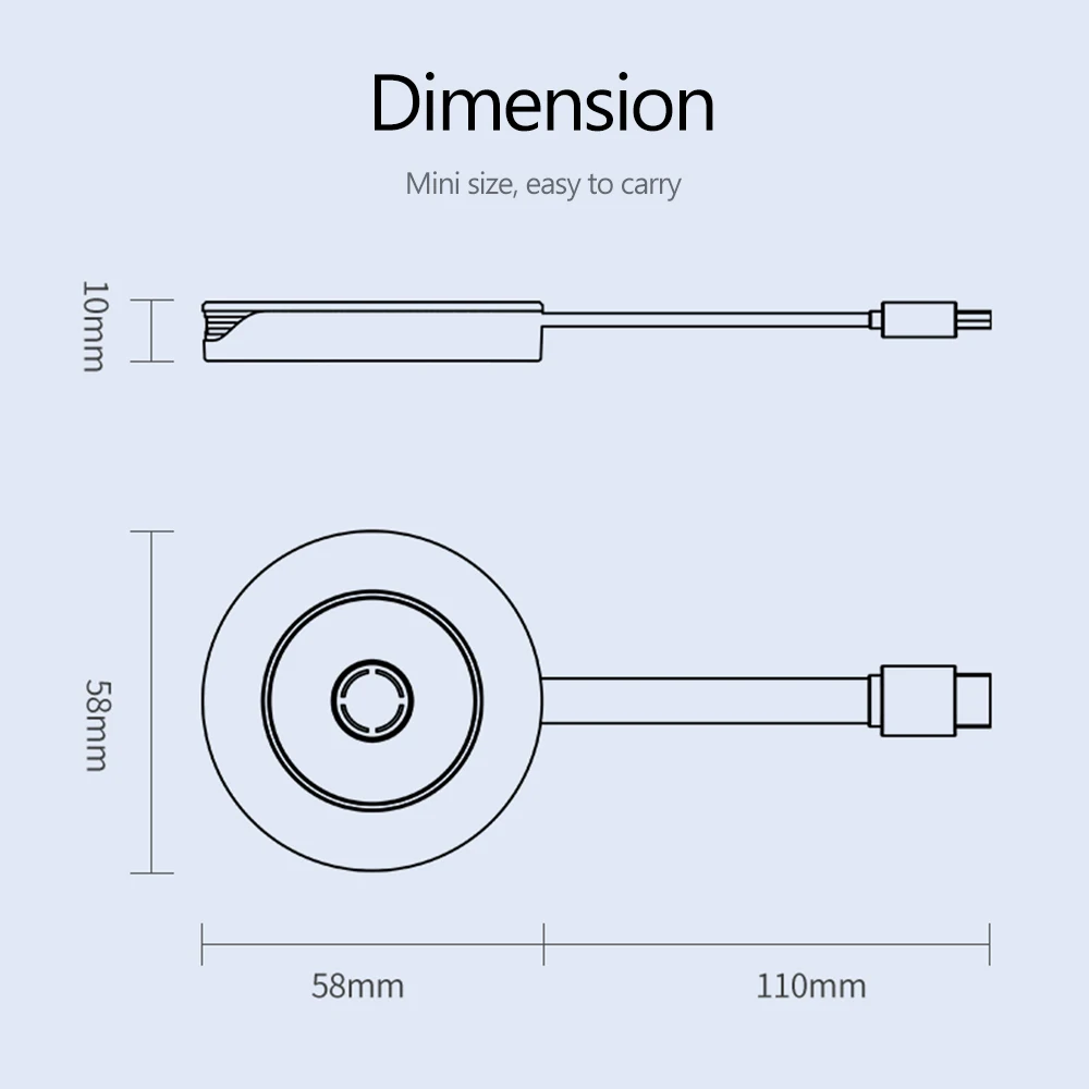 Mirascreen 2 4G/5G WiFi дисплей ключ приемник HD экран зеркальная DLNA Miracast Airplay для iOS Android Smat