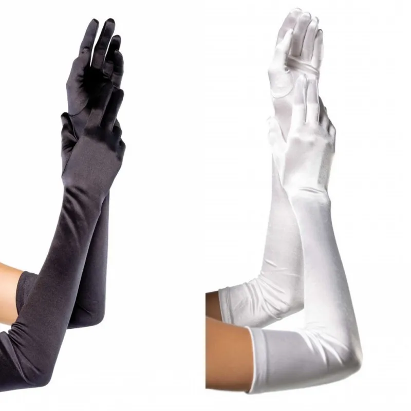 

Stage Wear Sexy Costume Gloves Singer Nightclub Pole Dance Elbow Gloves Long Sleeve Female Gift Gloves For Dress Up Cosplay