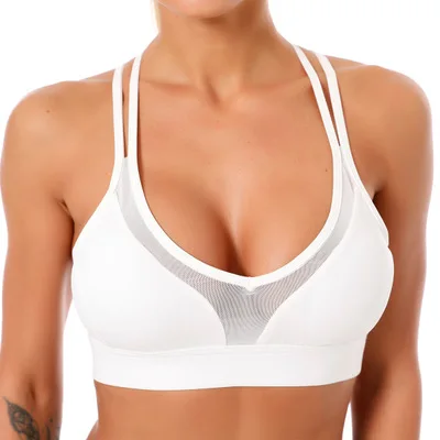 

New classic shockproof sports underwear women's cross-running yoga fitness bra yoga bra