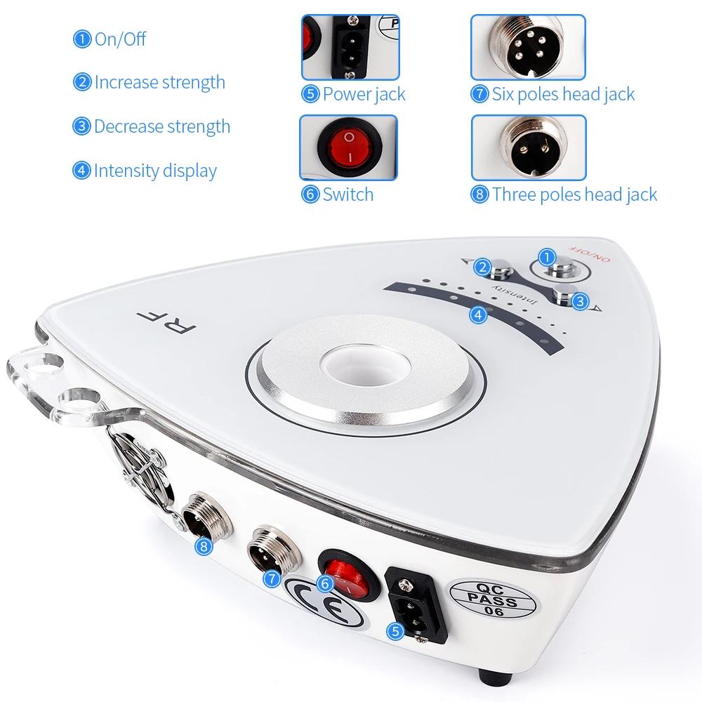 Аппарат для ухода за кожей лица радиочастотная машинка омоложения кожи удаления