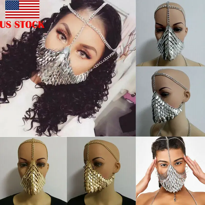 Маска на голову для Хэллоуина в американском стиле уникальная металлическая