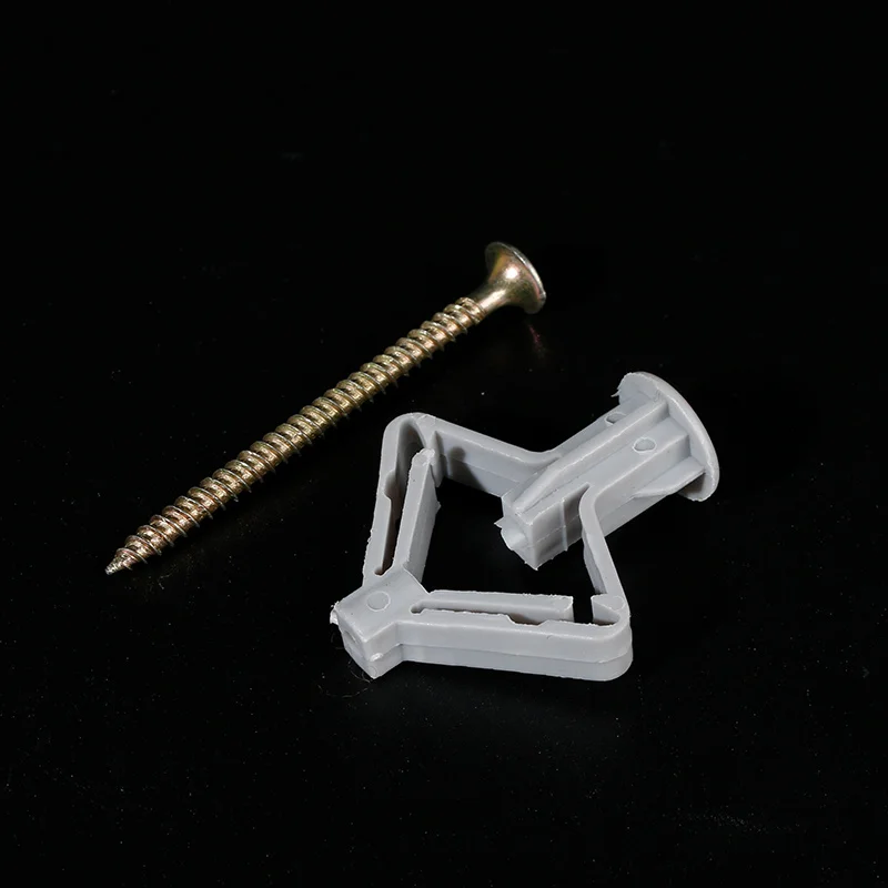 20 шт. самолет Тип расширения гипсокартон Якорный комплект с Винты Самосверлящие