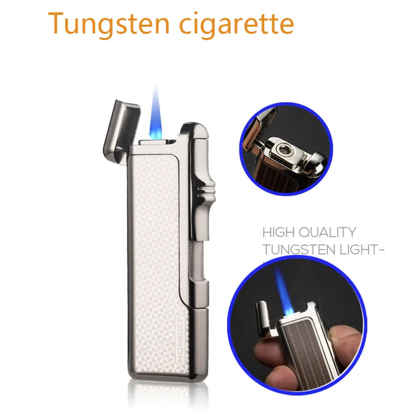 Заправляемая Бутановая газовая зажигалка 1300 C ветрозащитная фонарь Галка