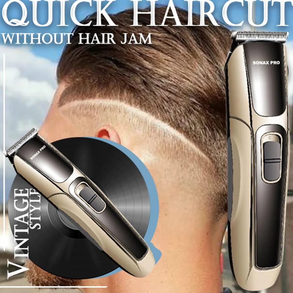 Металлическая профессиональная машинка для стрижки волос мужчин стильный