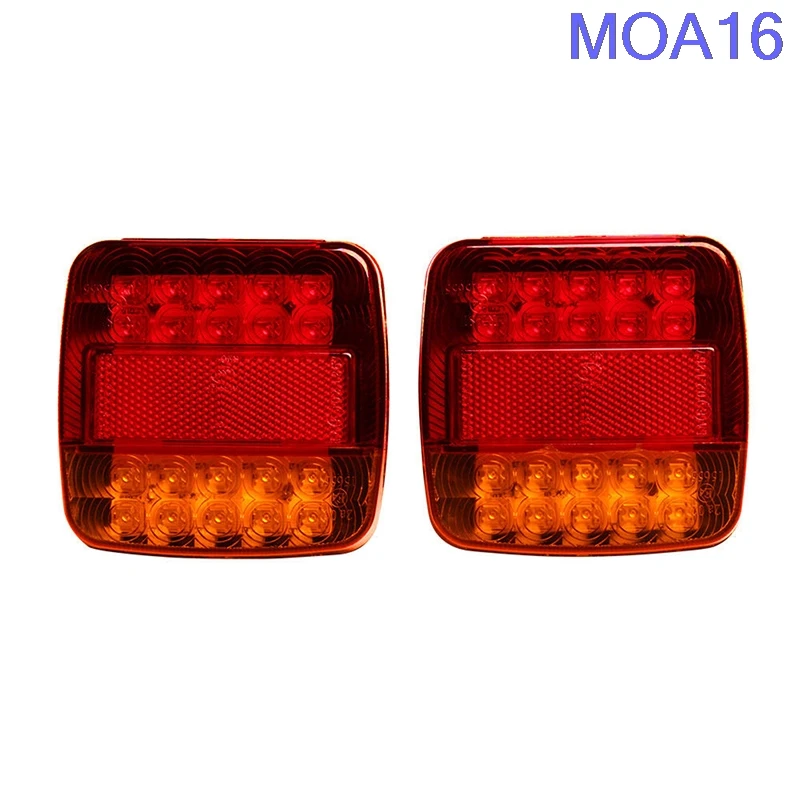 

107x102x30mm 12V Trailer Truck 20 LED Taillight Brake Stop Turn Signal Indicator Light Lamp New Arrival