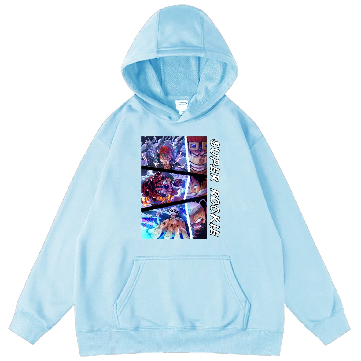 

Anime ONE PIECE Mens Long Sleeve Oversized Tops Men Hoodies Pullover Print Loose Sweatshirts Hooded Funny Chopper Print Hoodie
