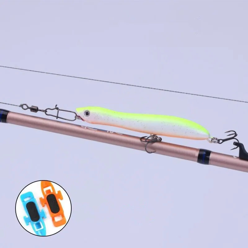 1 комплект держатель для рыболовного крючка с 3 резиновыми кольцами|Рыболовные