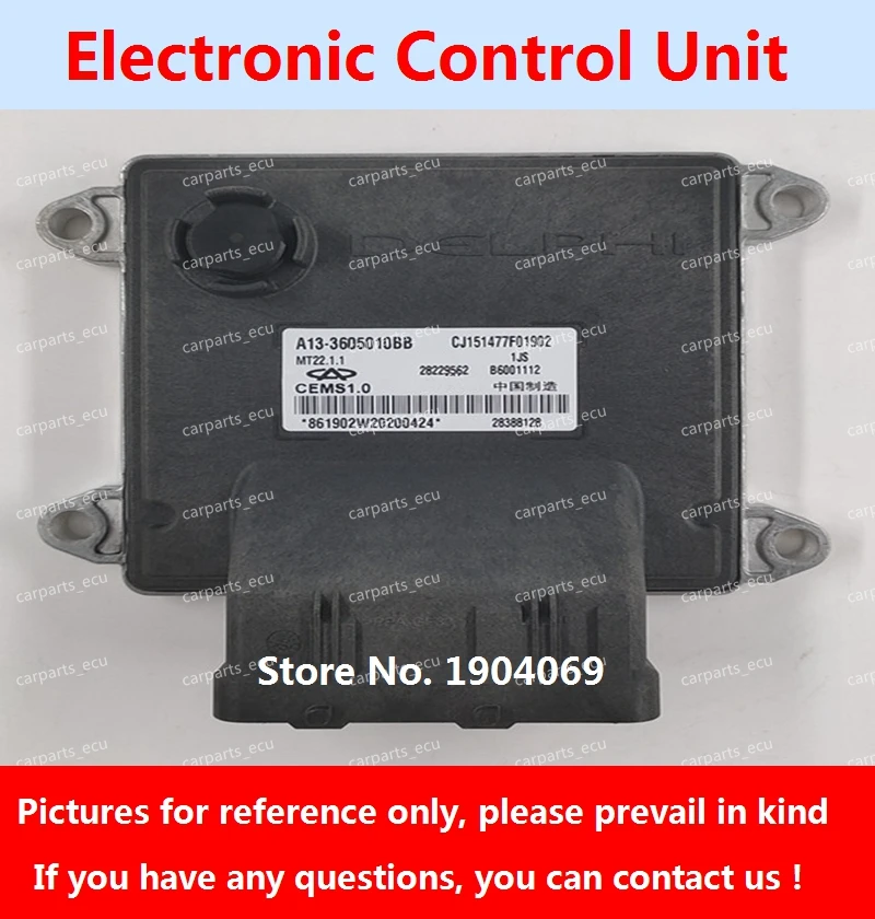 

Двигатель бортовой компьютер B6001112 28229562 28388128 A13-3605010BB MT22 ECU B6001278 J62-3605010CA 28406450For Защитные чехлы для сидений, сшитые специально для Chery Fulwin/элегантный стиль