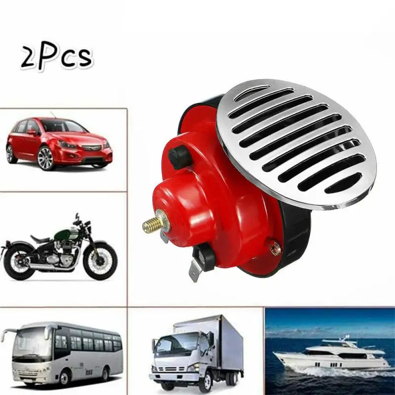 

Universal Loud Car Air Horn 12V Trumpet Super Train Horn For Trucks Vehicle Horn Dual-tone Electric Snail Air Horn Whistle