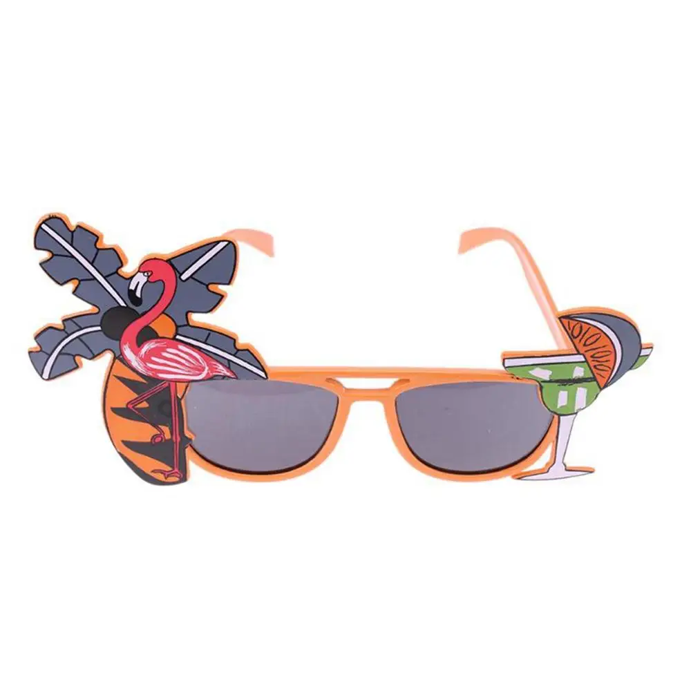 Summer Glasses 3 Taoup 68*48 см Розовый фламинго Photo Booth рамки День рождения Декор поставки летняя Гавайская участник Luau тропический Фотокабины реквизит - Цвет: Summer Glasses 3