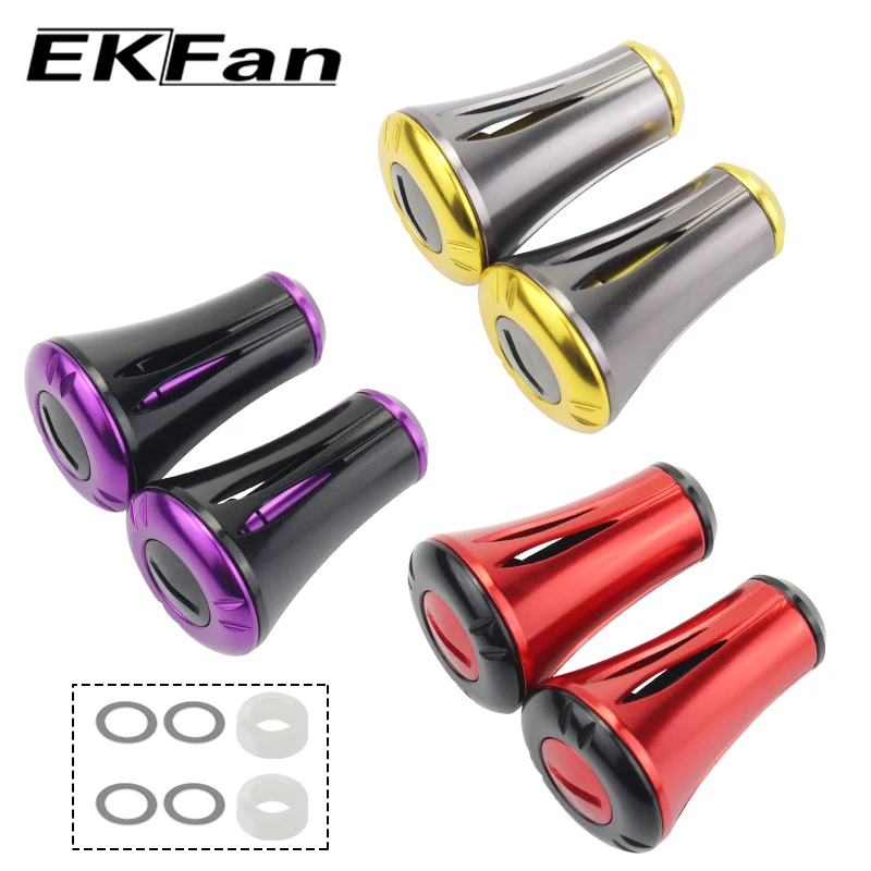 EKFan 2 Stück/Set Angelrollen-Griffknöpfe für D/S Angelgriff-Zubehör Reparaturteile – Detail 1