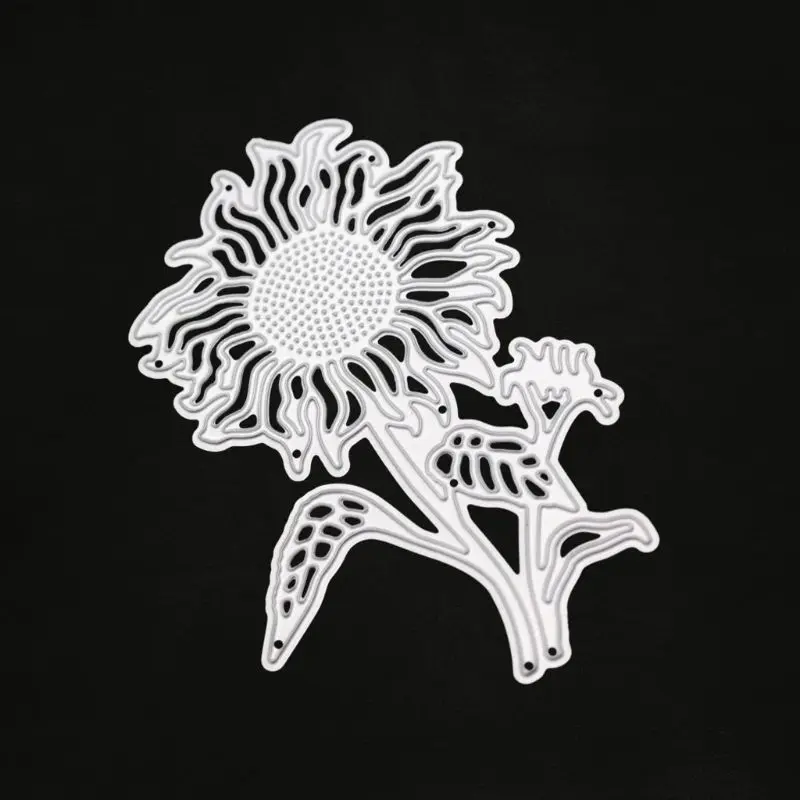 Подсолнечник бутылки металла вырубки Трафаретный Скрапбукинг DIY штамп для