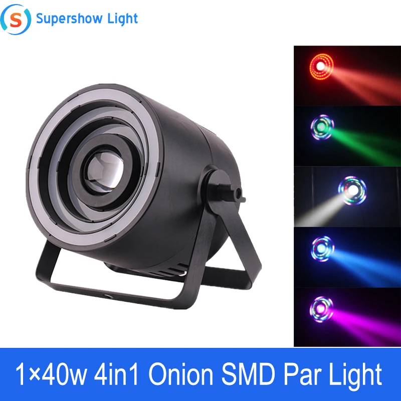 SMD LED Par Светильник 1*40 Вт RGBW 4in1 + 76*0 2 W RGB лук светодиодный для ночного клуба диско
