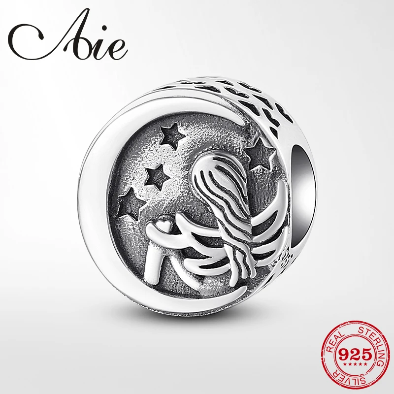 Женские серебряные бусины с изображением бога Луны | Украшения и аксессуары