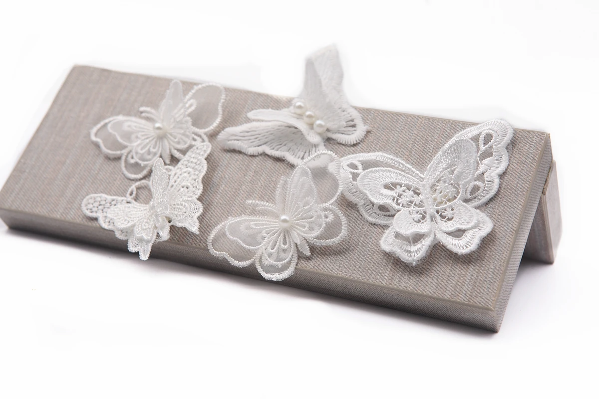 5 шт. декоративные кружевные патчи с бабочками | Дом и сад