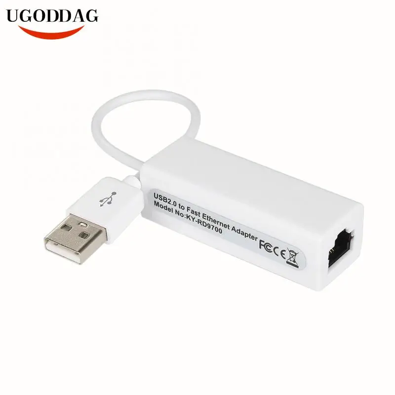 

USB-адаптер для интернета, сетевая карта USB 2,0 для Ethernet-Интернета RJ45 LAN для Macbook Windows 7/8/10/XP RD9700, USB-кабель для Интернета