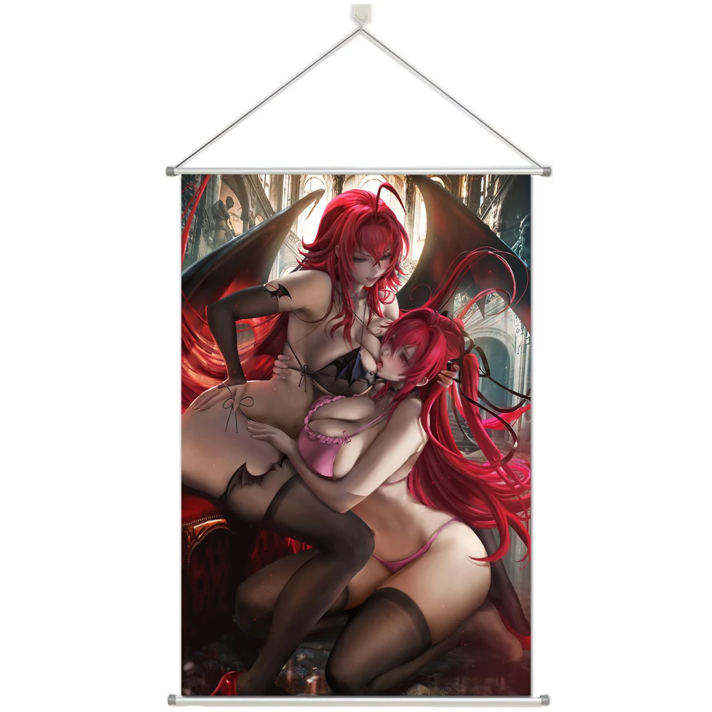 

Gremory x Yuri Highschool DxD тканевый настенный плакат прокрутки 60x9 0 см/24x36inches