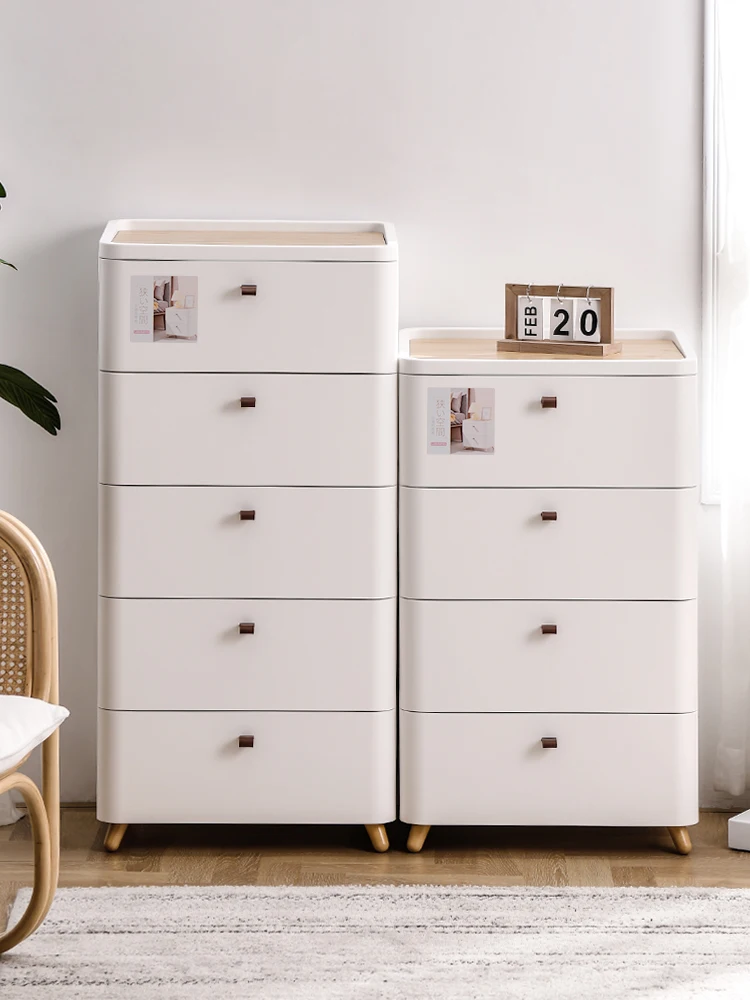 

zq Living Room Drawer Storage Cabinet Room Storage Cabinet Multi-Layer Bathroom Japanese Bedside Table