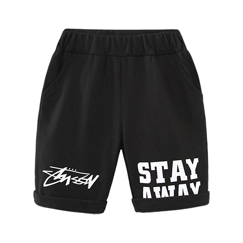 

Baby Letter Mid-pants 2021 Summer New Boy Children's Clothing Children's Five-point Pants