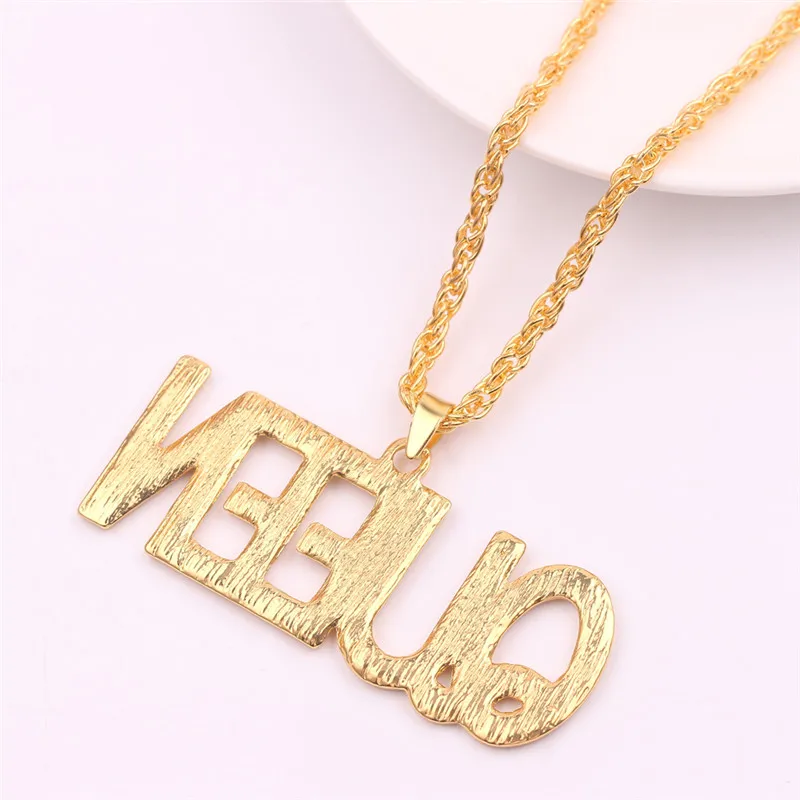 Ожерелье в стиле хип-хоп с золотой надписью Queen King золотая цепочка