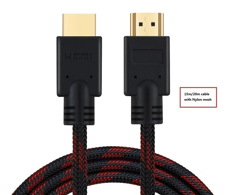 15 м 20 позолоченный штекер HDMI кабель 1 4 Версия 1080p 3D для PS3HDTV|Кабели HDMI| |